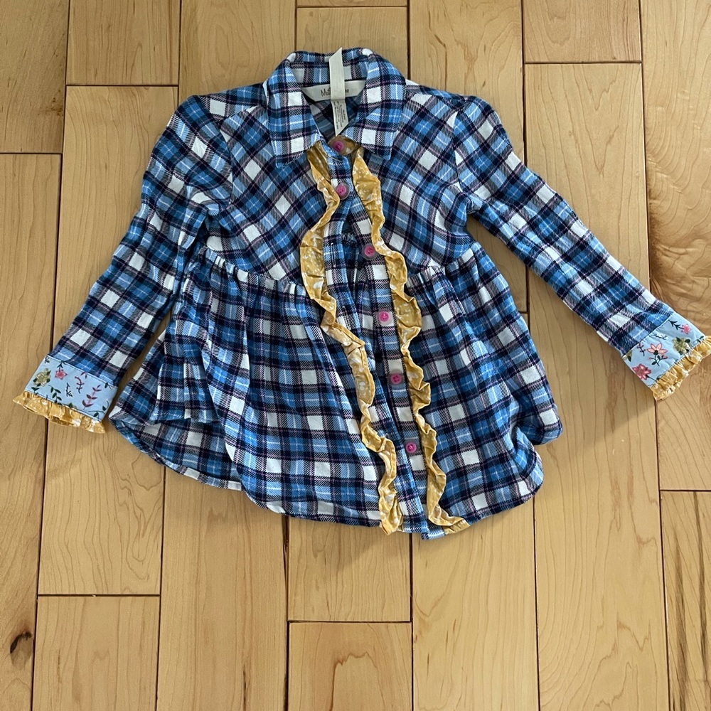 Matilda Jane plaid top